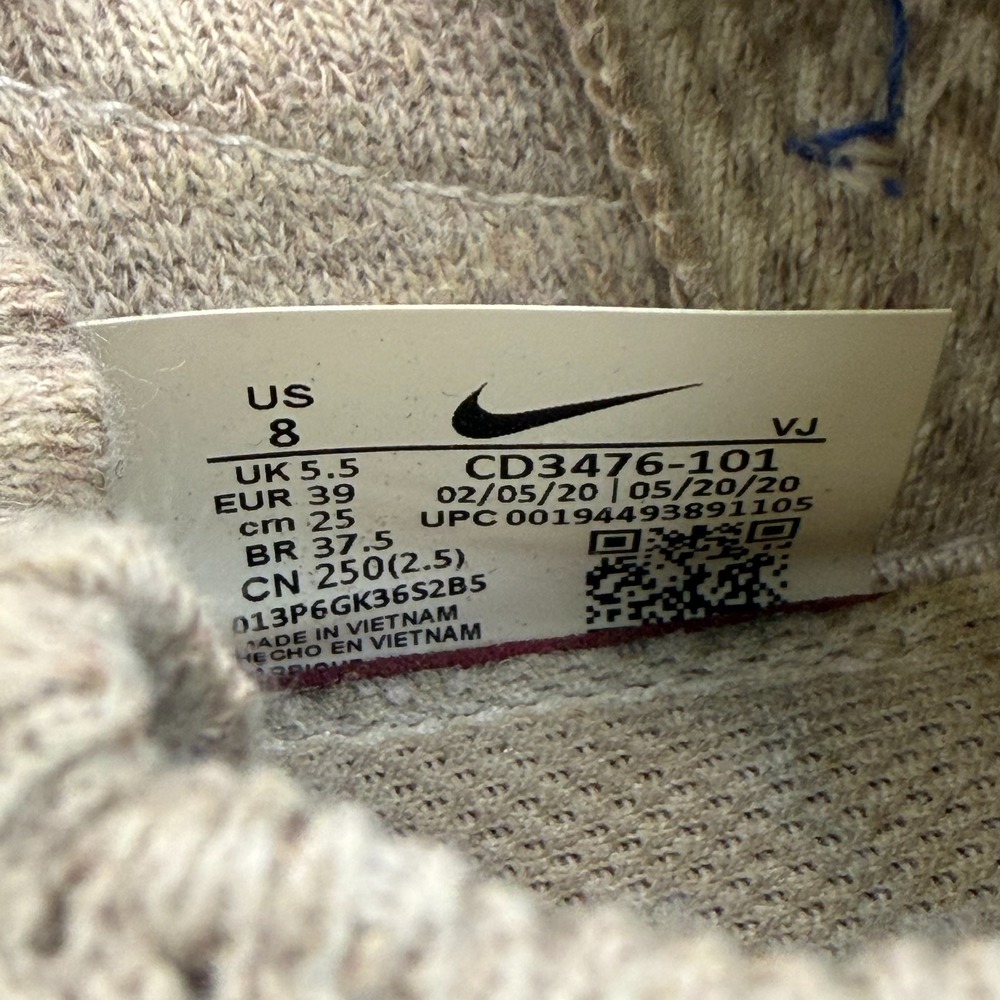 Size 8 Nike Space Hippie 04 Sail Astronomy Blue Womens Athletic Shoes CD3476-101 - Picture 8 of 12
